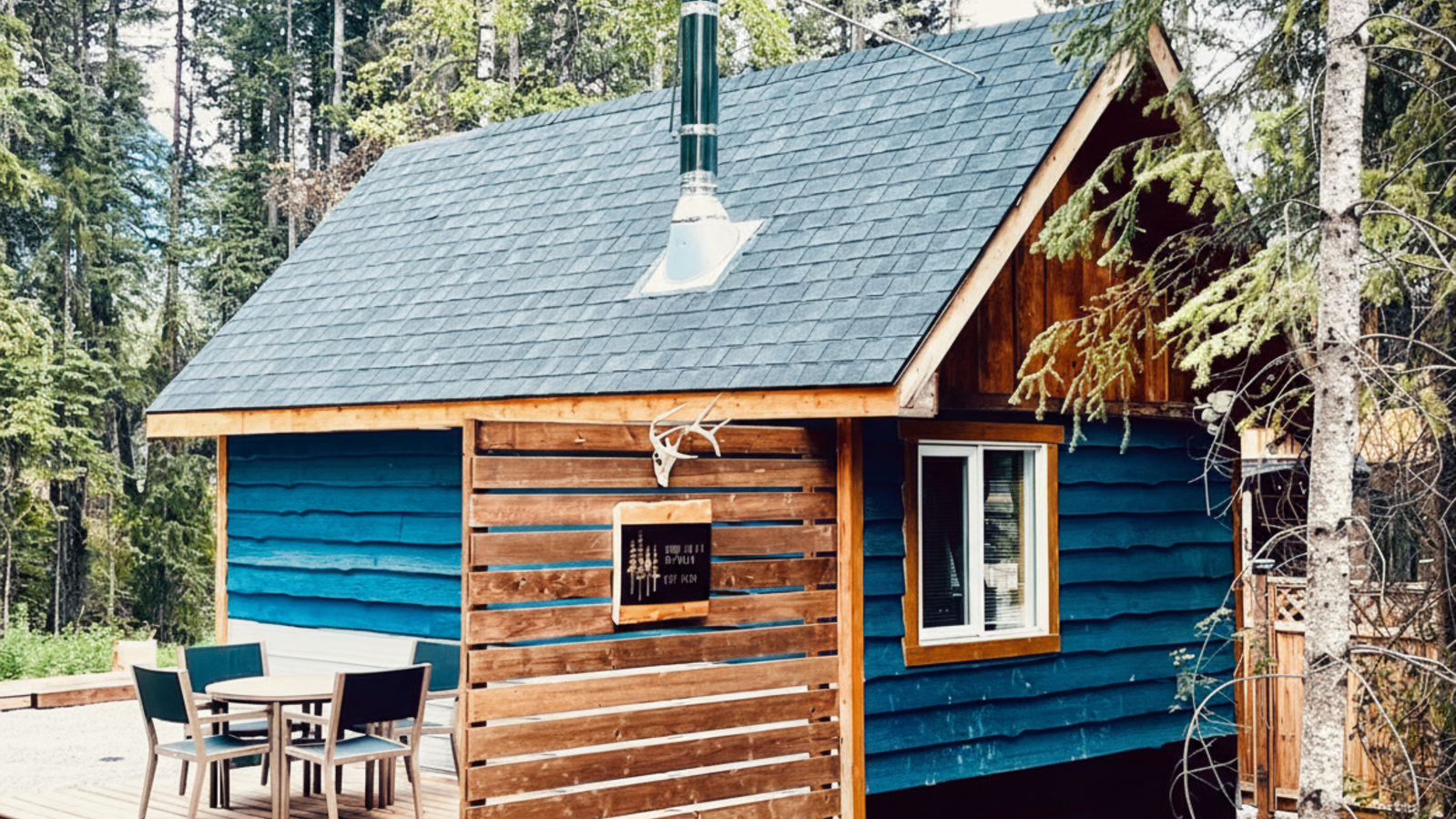 Little Blue Bunkie Exterior
