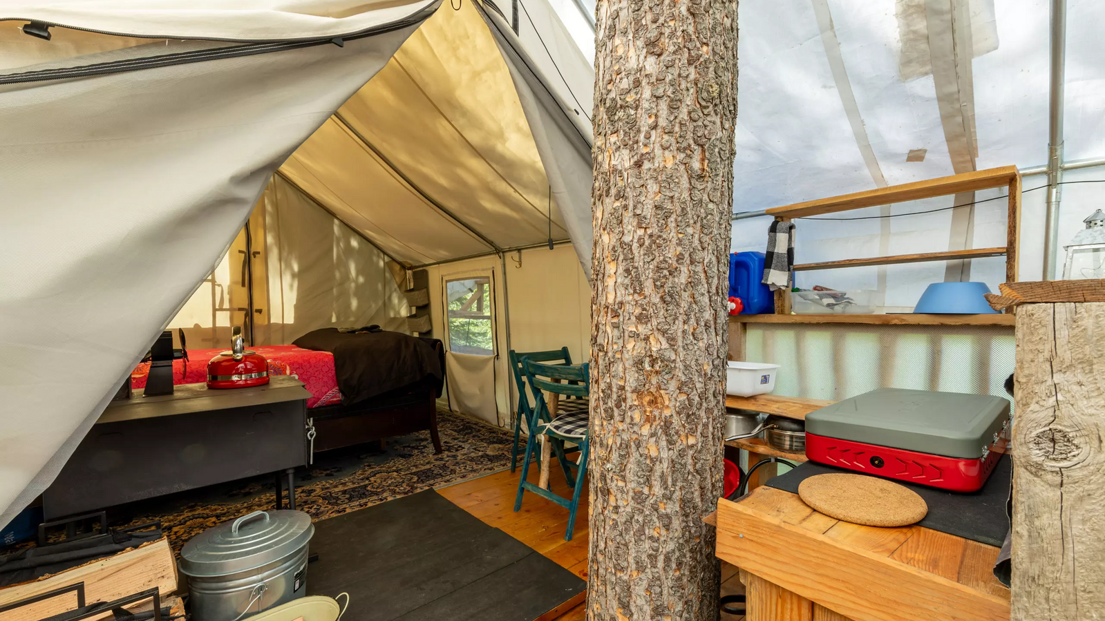 Fir and Feather Treehouse Interior